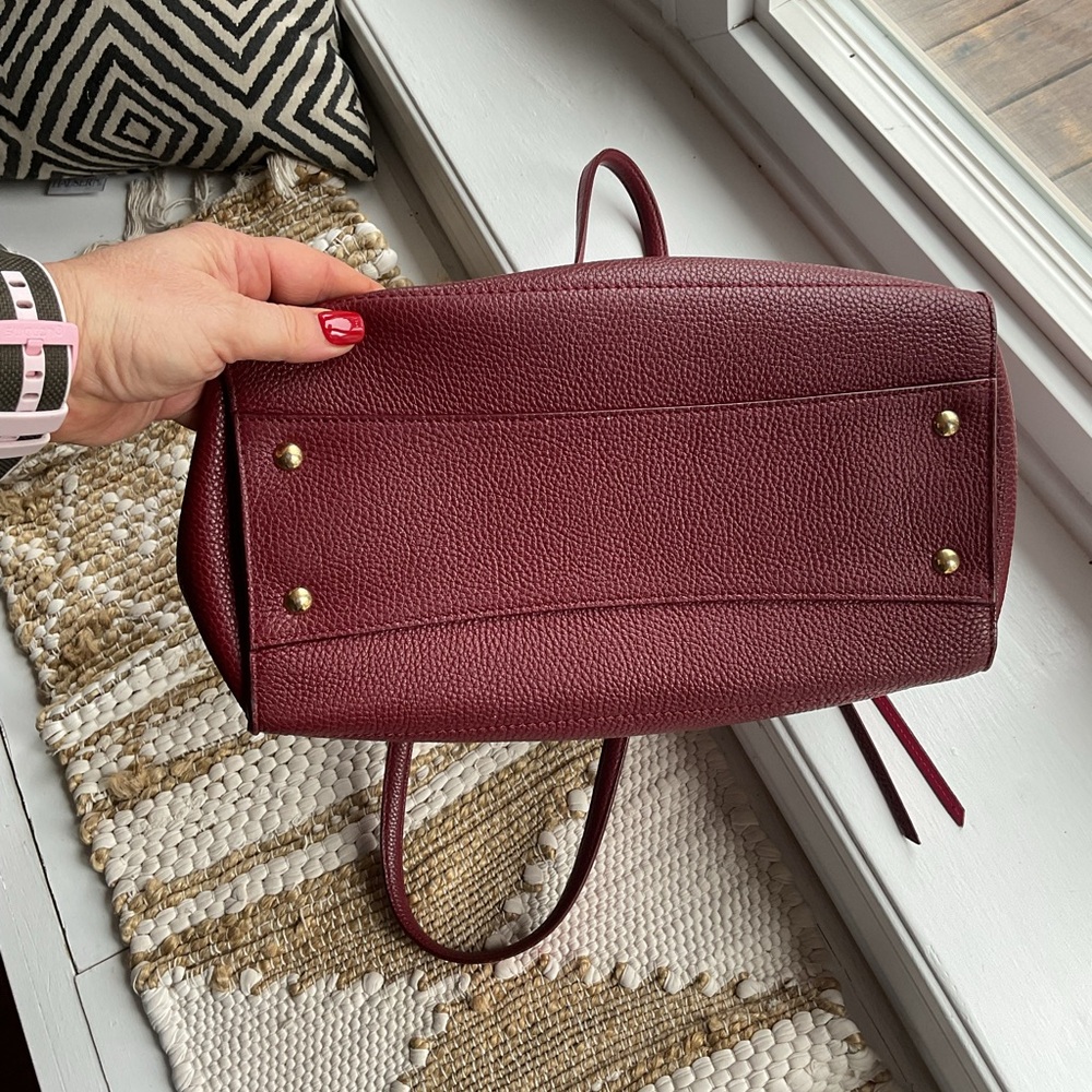 Salvatore Ferragamo Burgundy Leather Tote - Picture 15 of 16